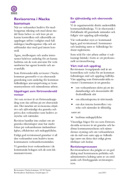 Revisorerna i Nacka kommun