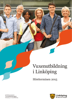 Vuxenutbildning i Linköping