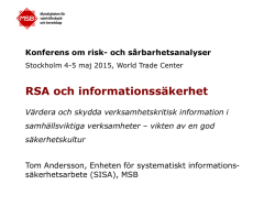 B2_RSA och informationssäkerhet_MSB