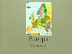 Europa Naturgeografi