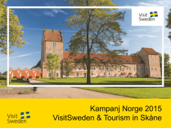 Ladda ner - Tourism in Skåne