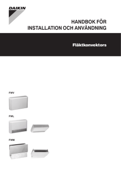 Handbok för installation ocH användning