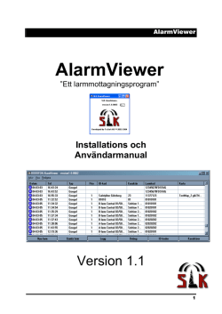 Manual - AlarmViewer