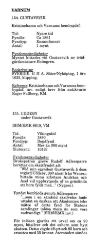 VARNUM 154. GUSTAVSVIK Kristinehamn och Varnums