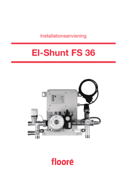 El-Shunt FS 36 - Flooré Värmegolv