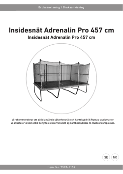 Insidesnät Adrenalin Pro 457 cm