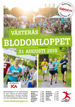 Västerås - Blodomloppet