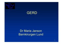 Dr Maria Janson Barnkirurgen Lund
