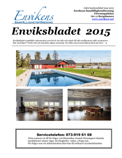 Enviksbladet 2015