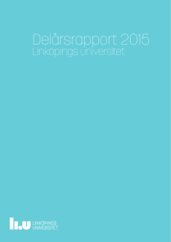 Delårsrapport 2015