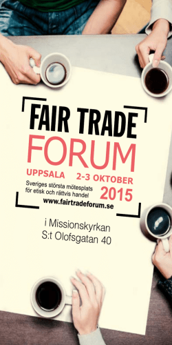 här - Fair Trade Forum