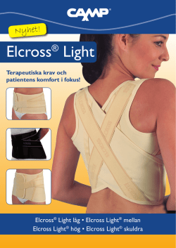 Elcross® Light skuldra
