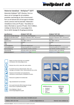 Materialdata Wellplast ® SOFT