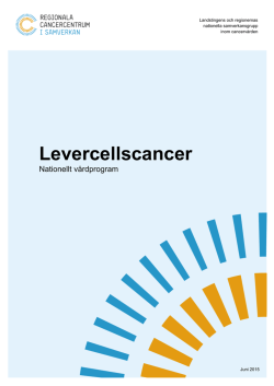 Levercellscancer - Regionala cancercentrum