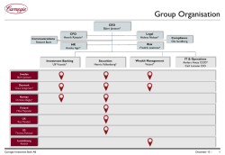 Group Organisation