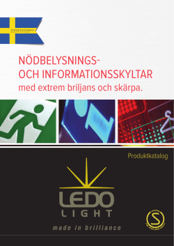 Ledolight produktkatalog svensk