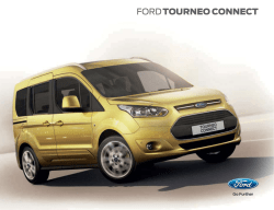 Ford Tourneo Connect Broschyr