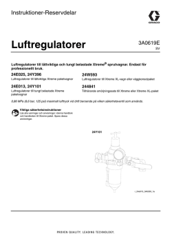 3A0619E - Air Controls, Instructions-Parts, Swedish