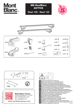 MB RoofBars ACTIVA Steel 109