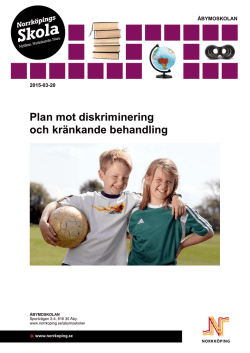Plan mot diskriminering och kränkande behandling för Åbymoskolan