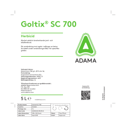Etikett Goltix 700 SC PDF 0.6MB
