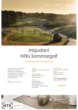 2015 06 NTK Sommargolf inbjudan