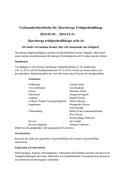 2014-12-31 Åkersberga trädgårdssällskaps syfte