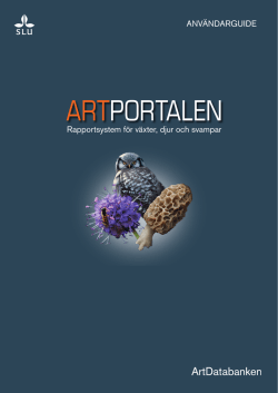 pdf, från Artportalen 2015