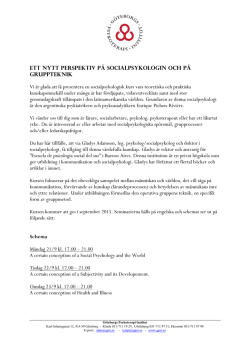Page 1 Göteborgs Psykoterapi Institut Karl Johansgatan 12, 414 59