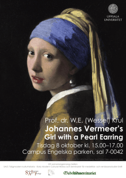 Johannes Vermeer`s Girl with a Pearl Earring