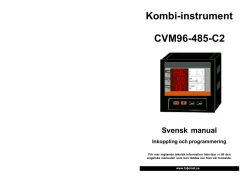 Kombi-instrument CVM96-485-C2