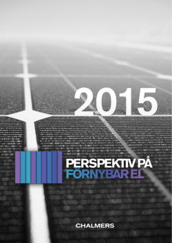 perspektiv på förnybar el 2015