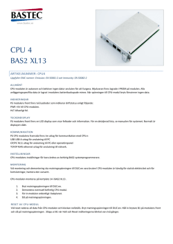 CPU 4 BAS2 XL13 - Kabona Webbutik