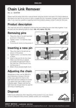 Chain Link Remover