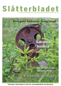 Slåtterbladet nr 3 2014