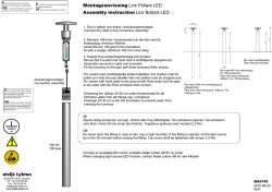 Montageanvisning Linx Pollare LED Assembly