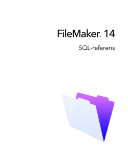 FileMaker 14 SQL-referens
