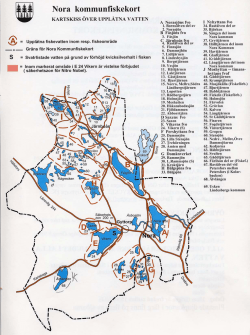 Karta och regler för kommunfiskekortet