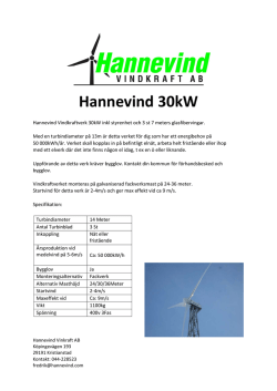 Hannevind 30kW