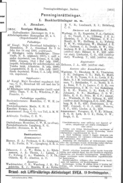 I. Bank- II. F&ouml;rs&auml;krings