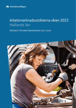 Arbetsmarknadsutsikterna våren 2015