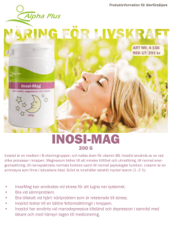 Inosi–Mag Produktblad