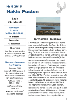 Nakisposten 5/2015