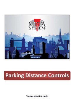 Parking Distance Controls