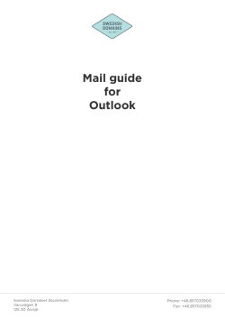 Mail guide for Outlook