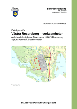 Västra Rosersberg – verksamheter
