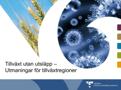 Utmaningar för tillväxtregioner, Fredrik Adolfsson, Västra