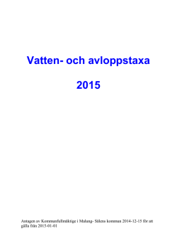 VA-taxa 2015