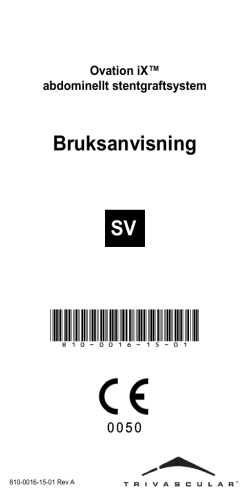 Bruksanvisning SV - International