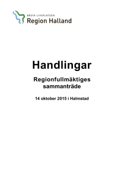 Handlingar RF 2015-10-14 del 1